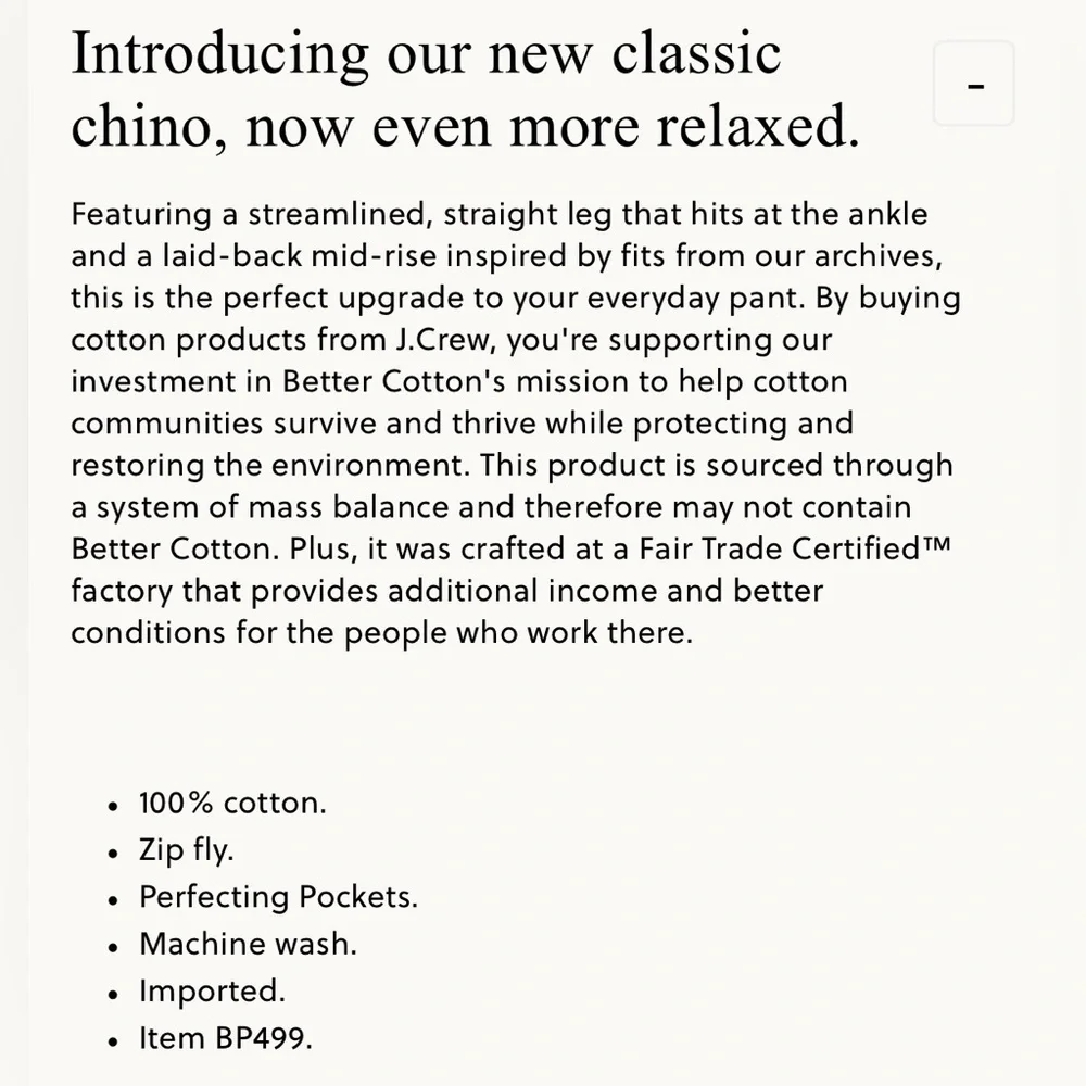 J. Crew Women’s Sailor Heritage Relaxed Chino